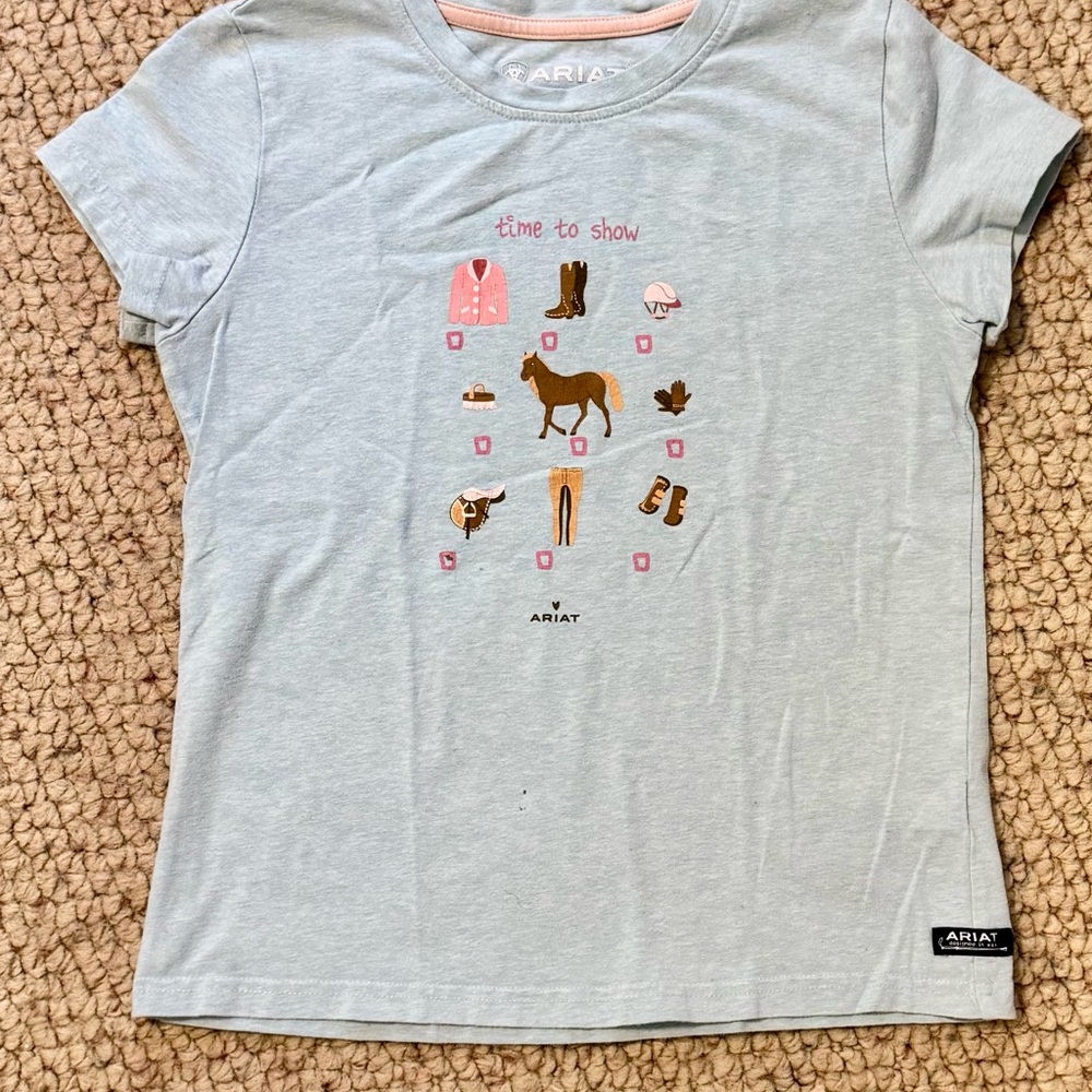 Ariat Kids Light Blue Graphic T-Shirt